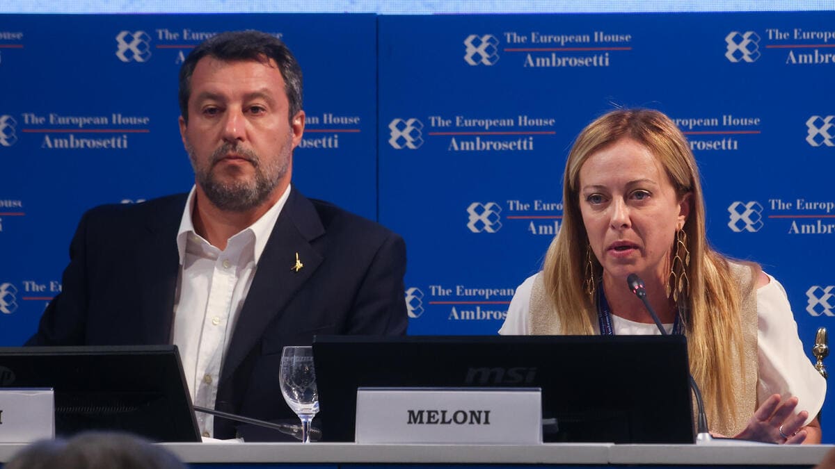 Meloni Salvini centrodestra
