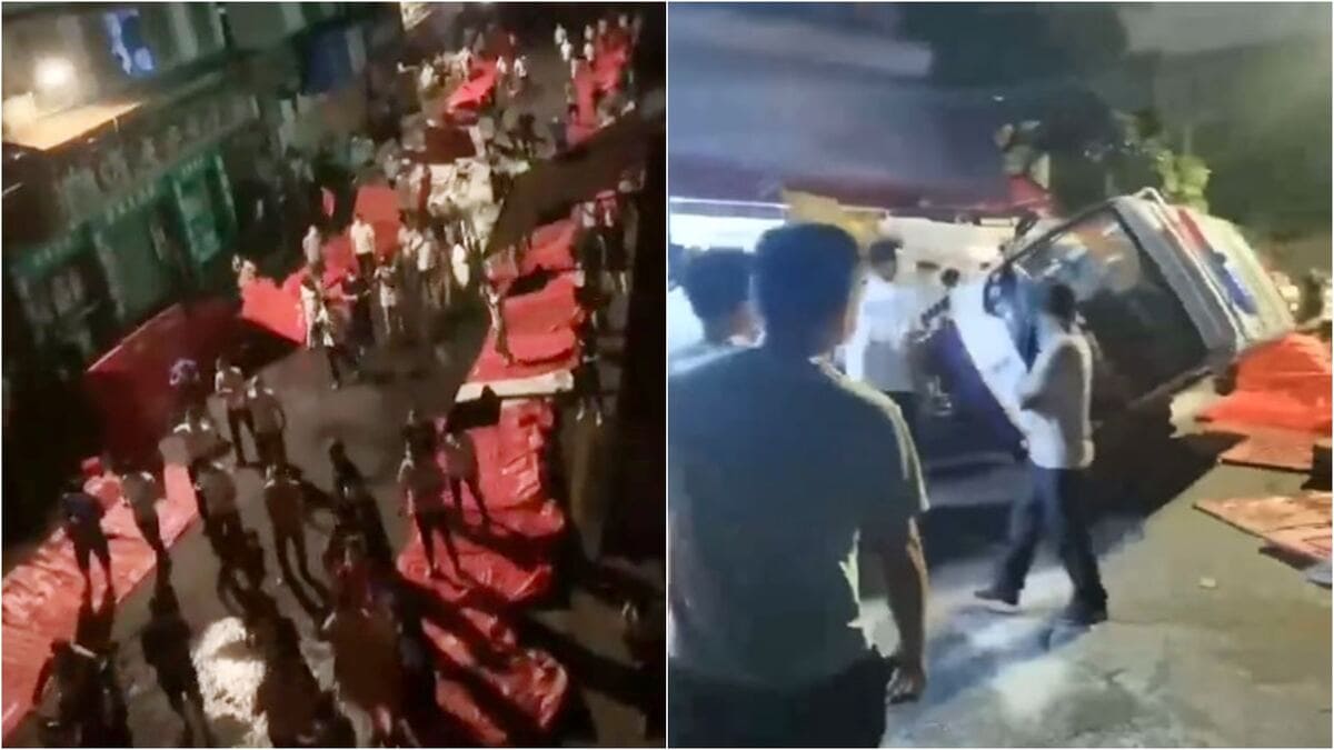 Abitanti di Guangzhou, in Cina, protestano contro il lockdown