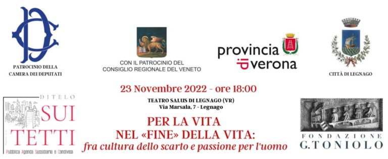 Per la vita, nel “fine” della vita. Un convegno a Legnago