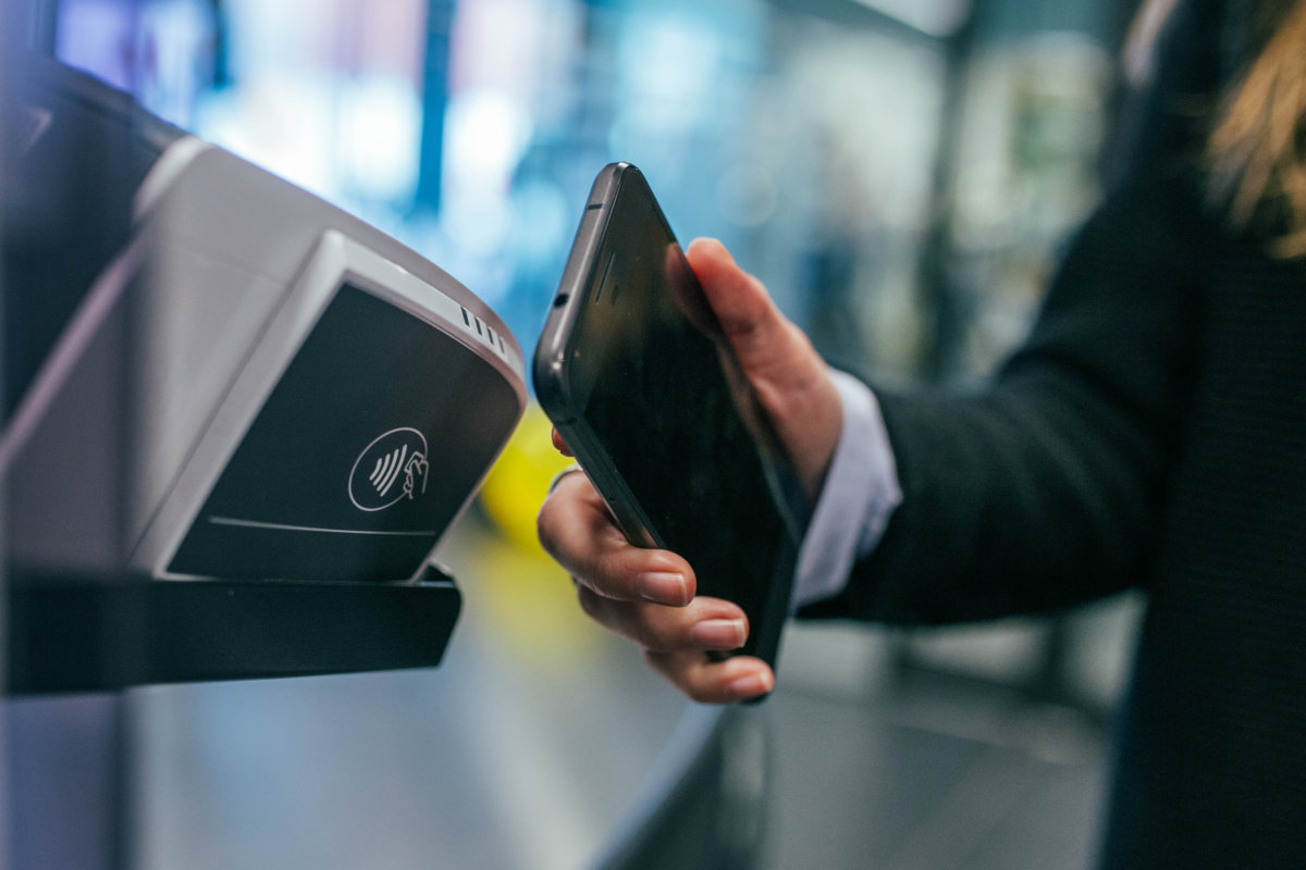 Pagamento contactless tramite smartphone