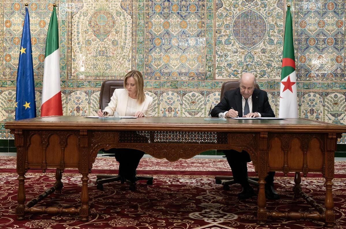 Meloni Algeria Gas