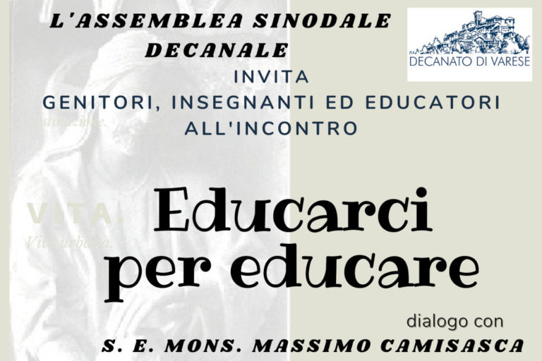 “Educarci per educare”. Il video dell’incontro con monsignor Camisasca