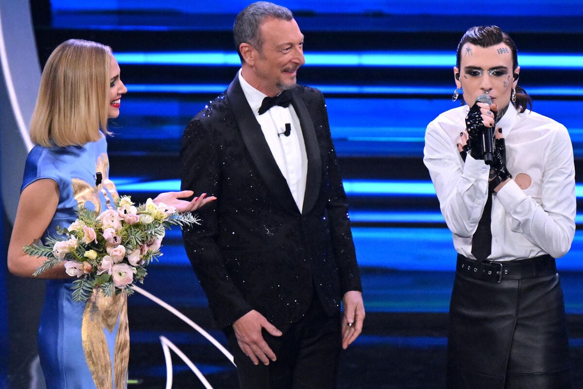 Sanremo Ferragni Amadeus