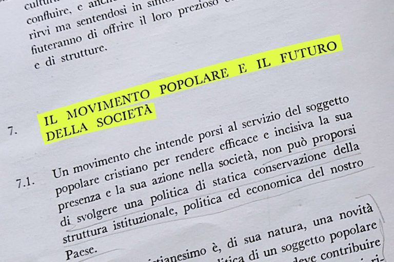 L’importanza di una presenza cristiana in tutti gli ambiti della società