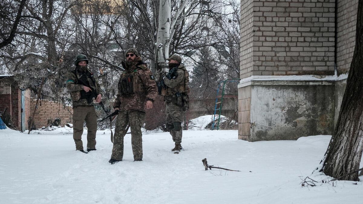 Truppe ucraine a Bakhmut