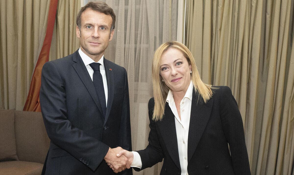 Macron Meloni Francia Italia