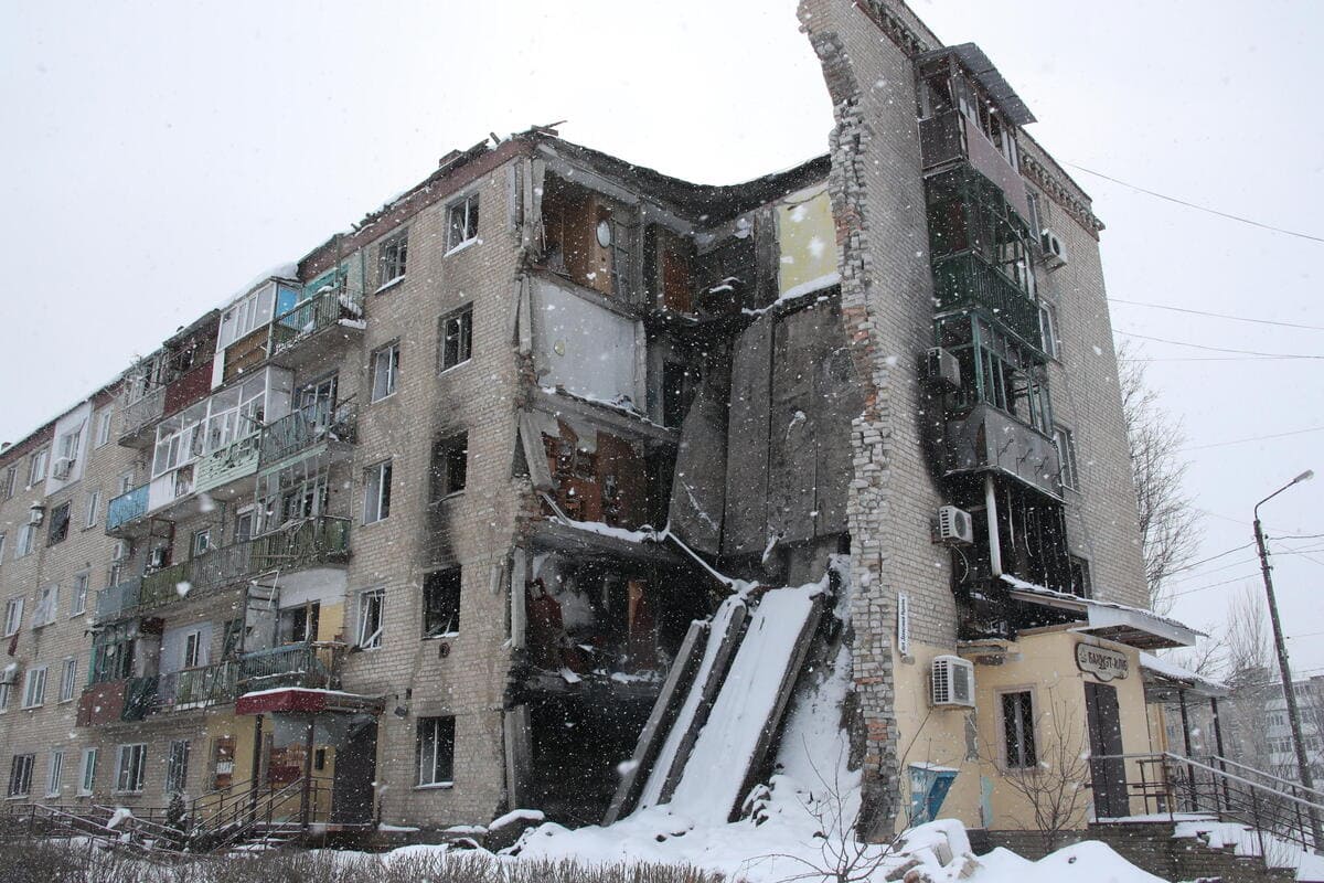 Bakhmut, Ucraina, 22 marzo 2023 (Ansa)