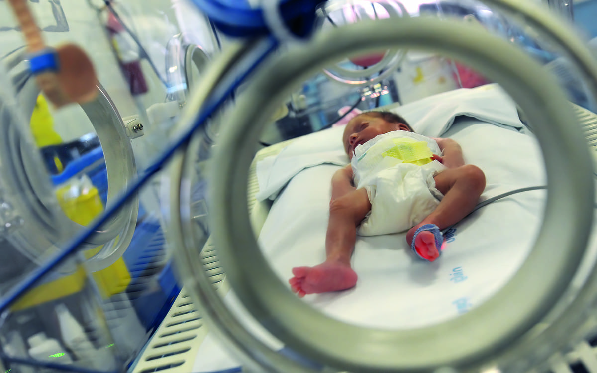 Maternità incubatrice figli