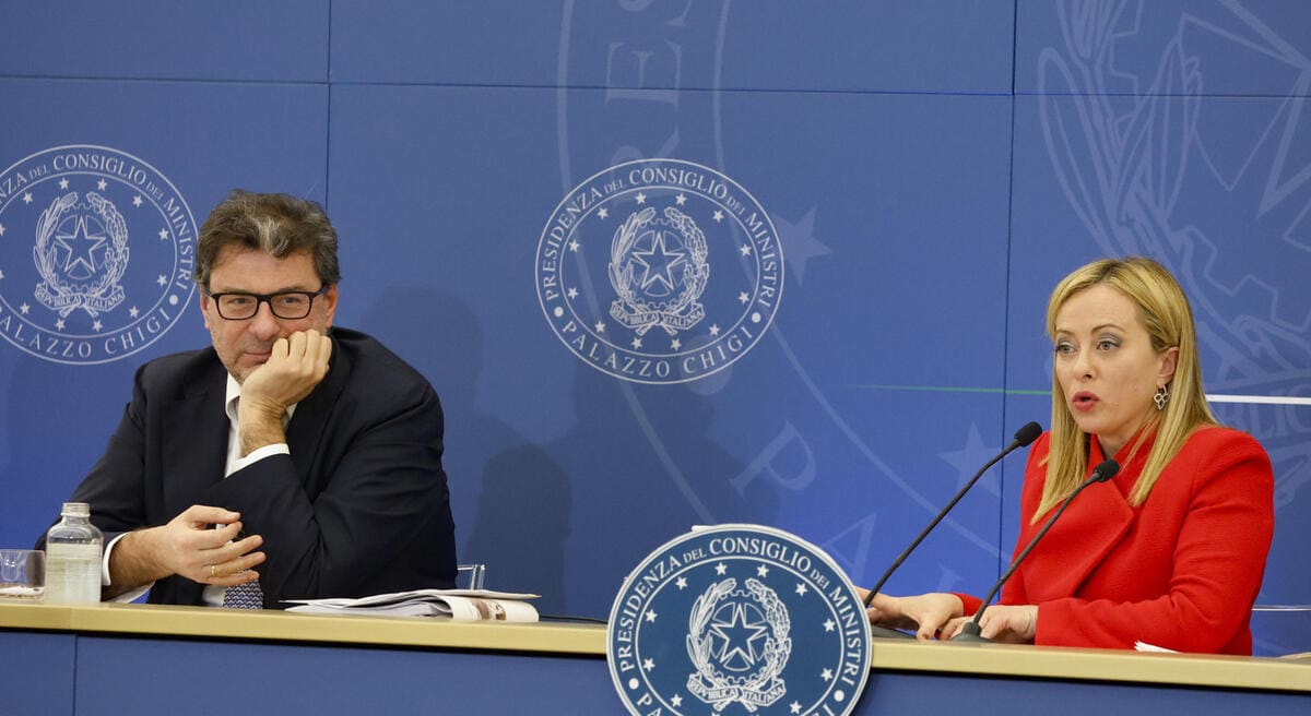 Giorgetti Meloni decreto lavoro