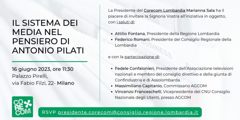 Il sistema dei media nel pensiero di Antonio Pilati