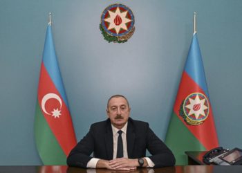 Il dittatore azero Ilham Aliyev annuncia la capitolazione degli armeni del Nagorno-Karabakh