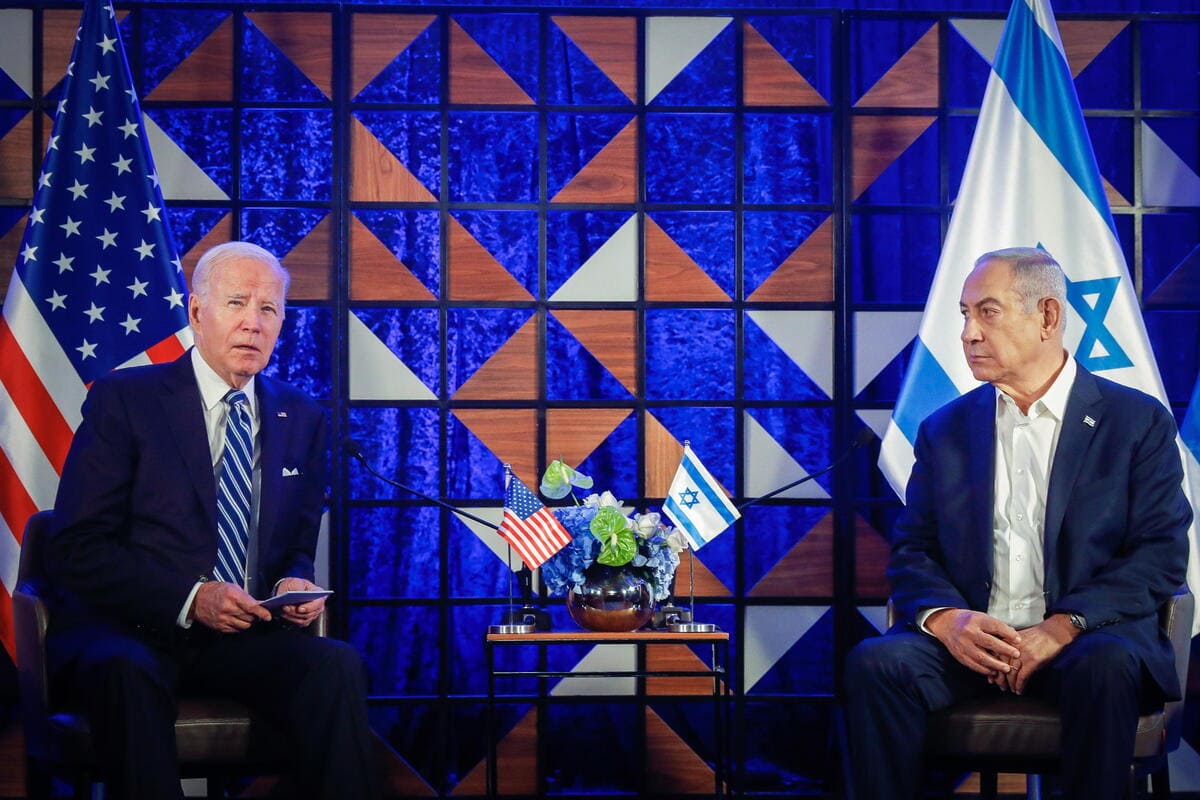 Biden netanyahu Israele