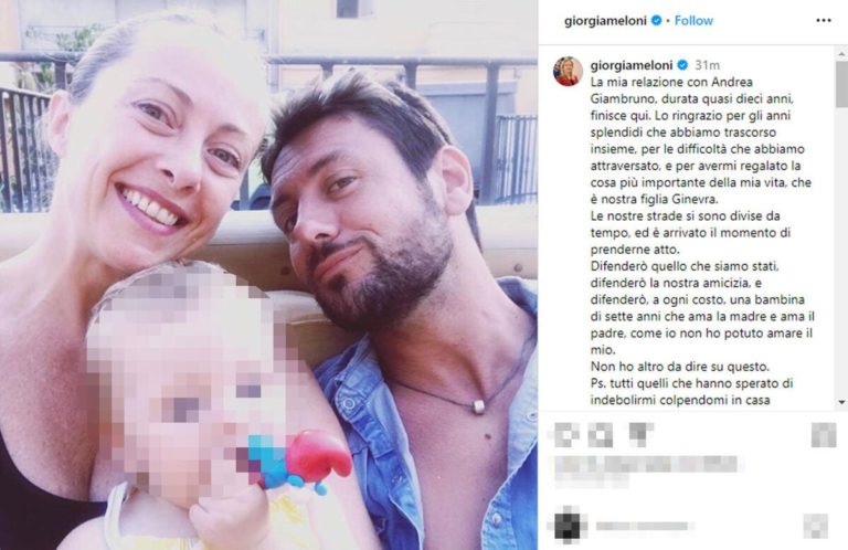 Usano la vicenda Meloni-Giambruno per fare lo spot all’utero in affitto