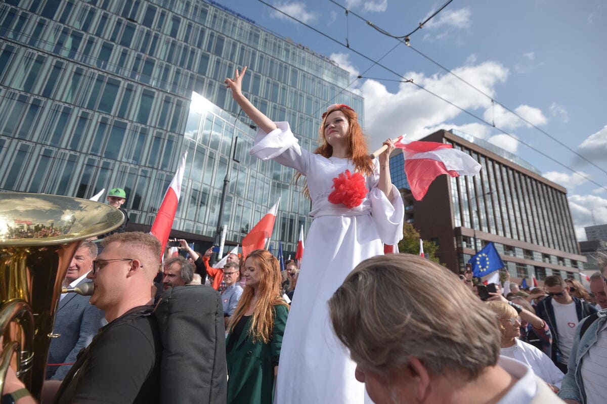 Polonia elezioni marcia opposizioni