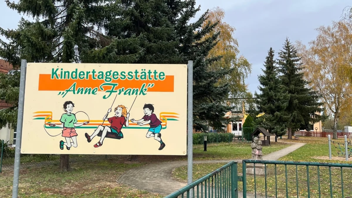 L'asilo dedicato ad Anna Frank a Tangerhütte, in Germania