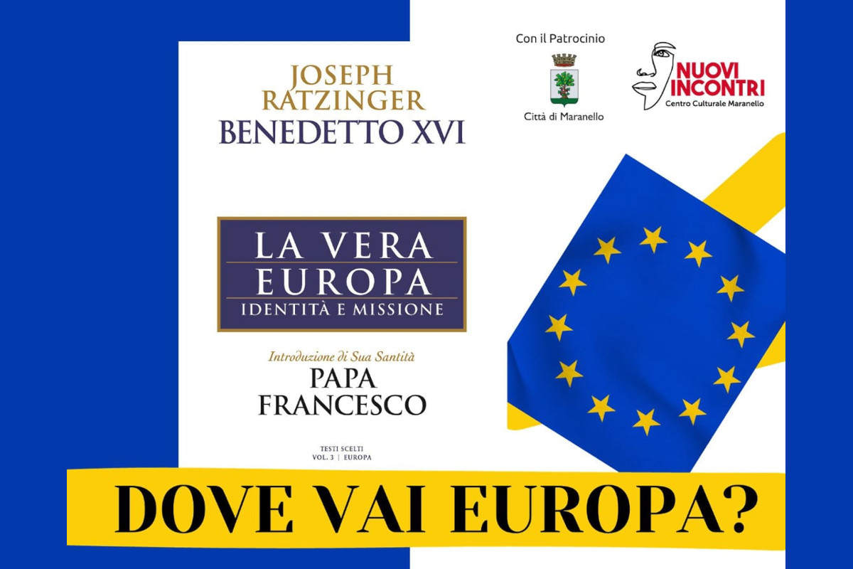 Locandina di invito all’incontro “Dove vai Europa?”
