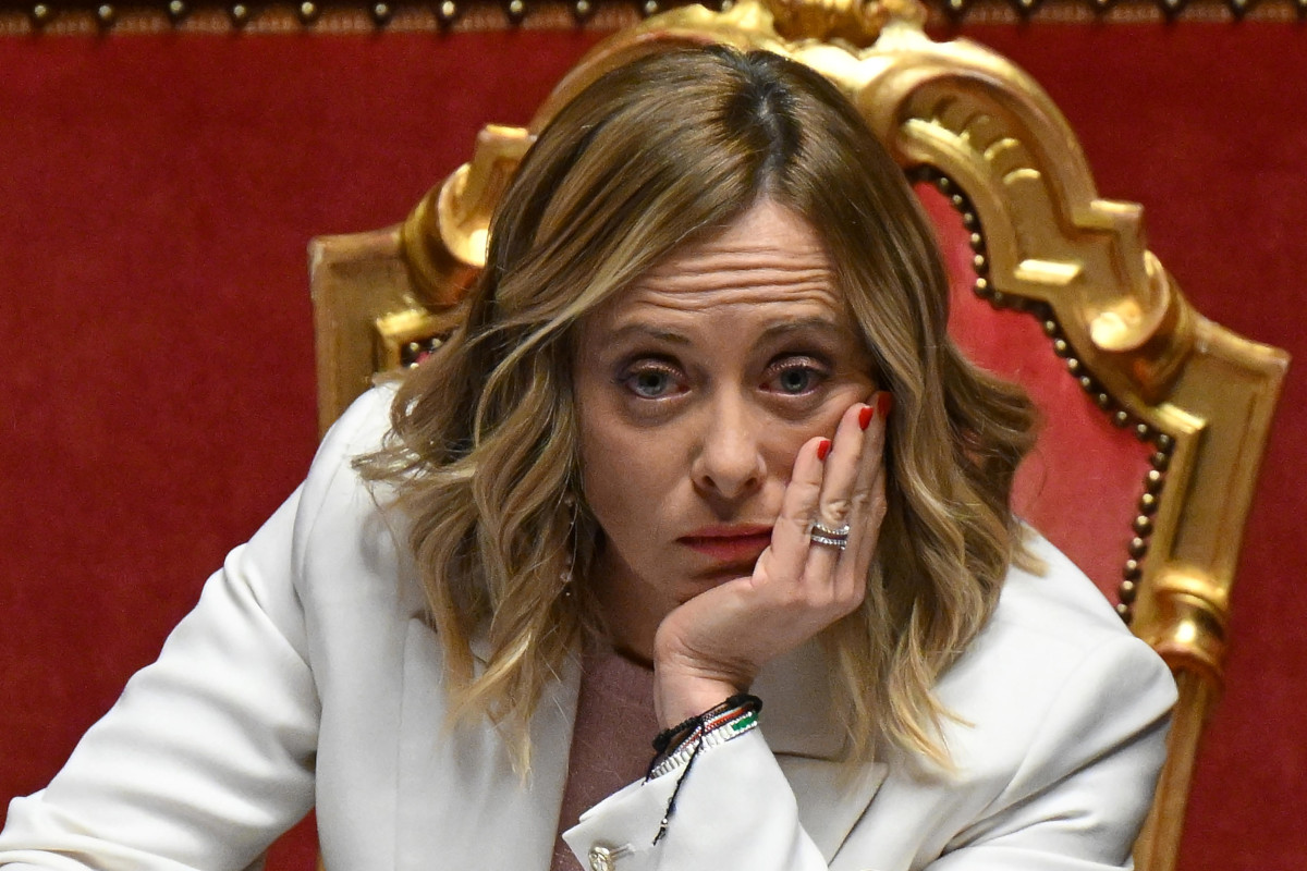 Il presidente del Consiglio Giorgia Meloni