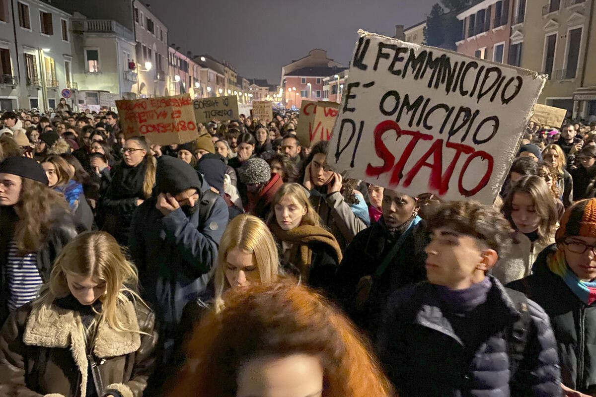 Manifestazione Cecchettin educazione