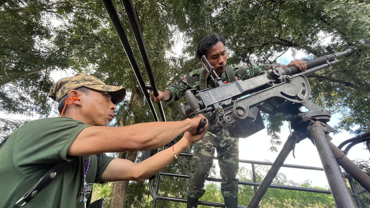 La guerra civile infuria in Myanmar