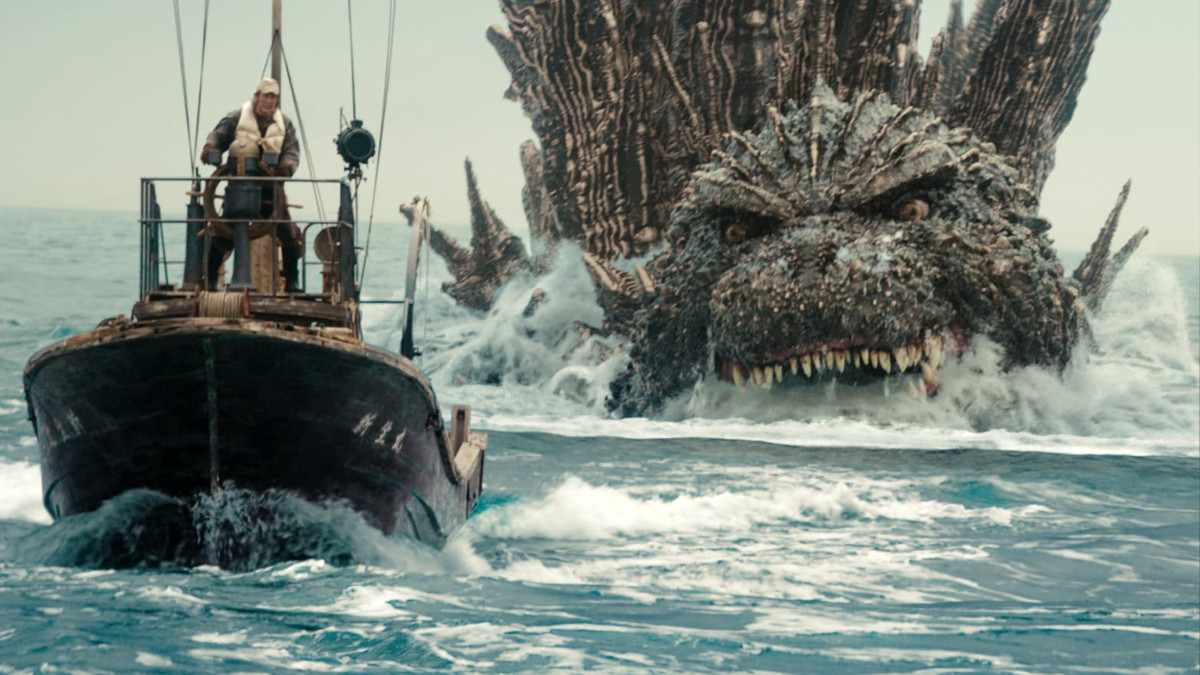Fotogramma del film “Godzilla Minus One” di Takashi Yamazaki
