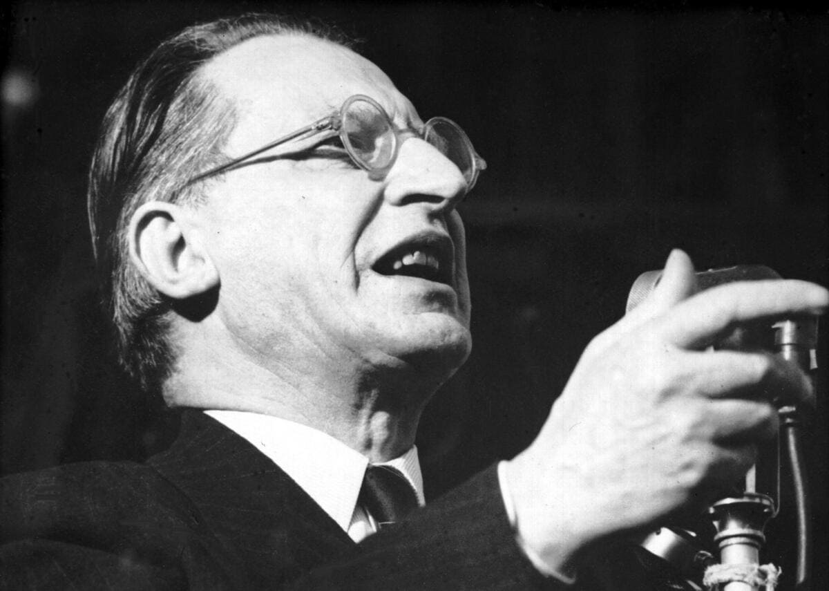 Alcide De Gasperi (Ansa)