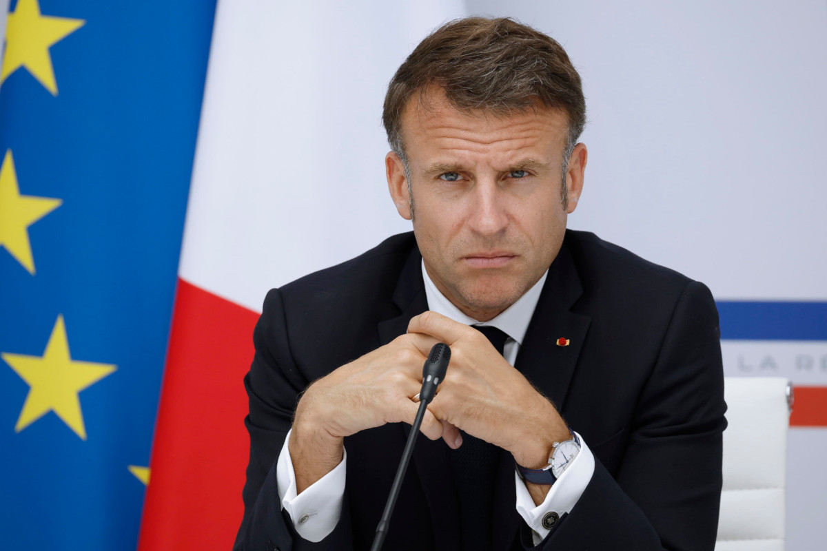 Il presidente francese Emmanuel Macron