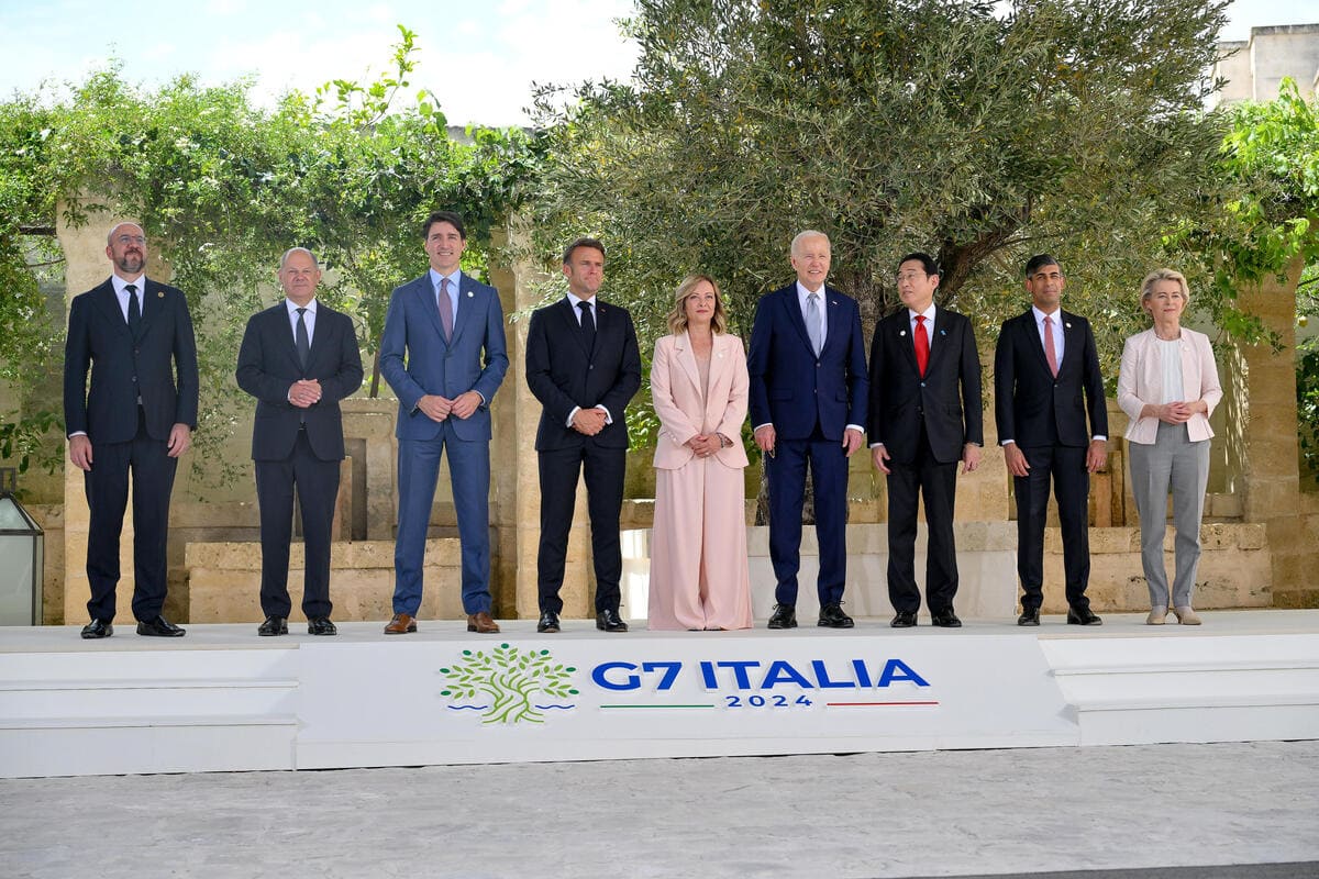 G7 a Borgo Egnazia, Brindisi, 13 giugno 2024 (Ansa)
