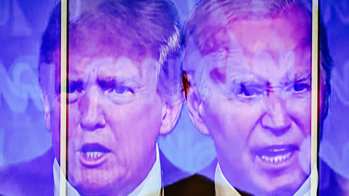 Il dibattito televisivo tra Joe Biden e Donald Trump