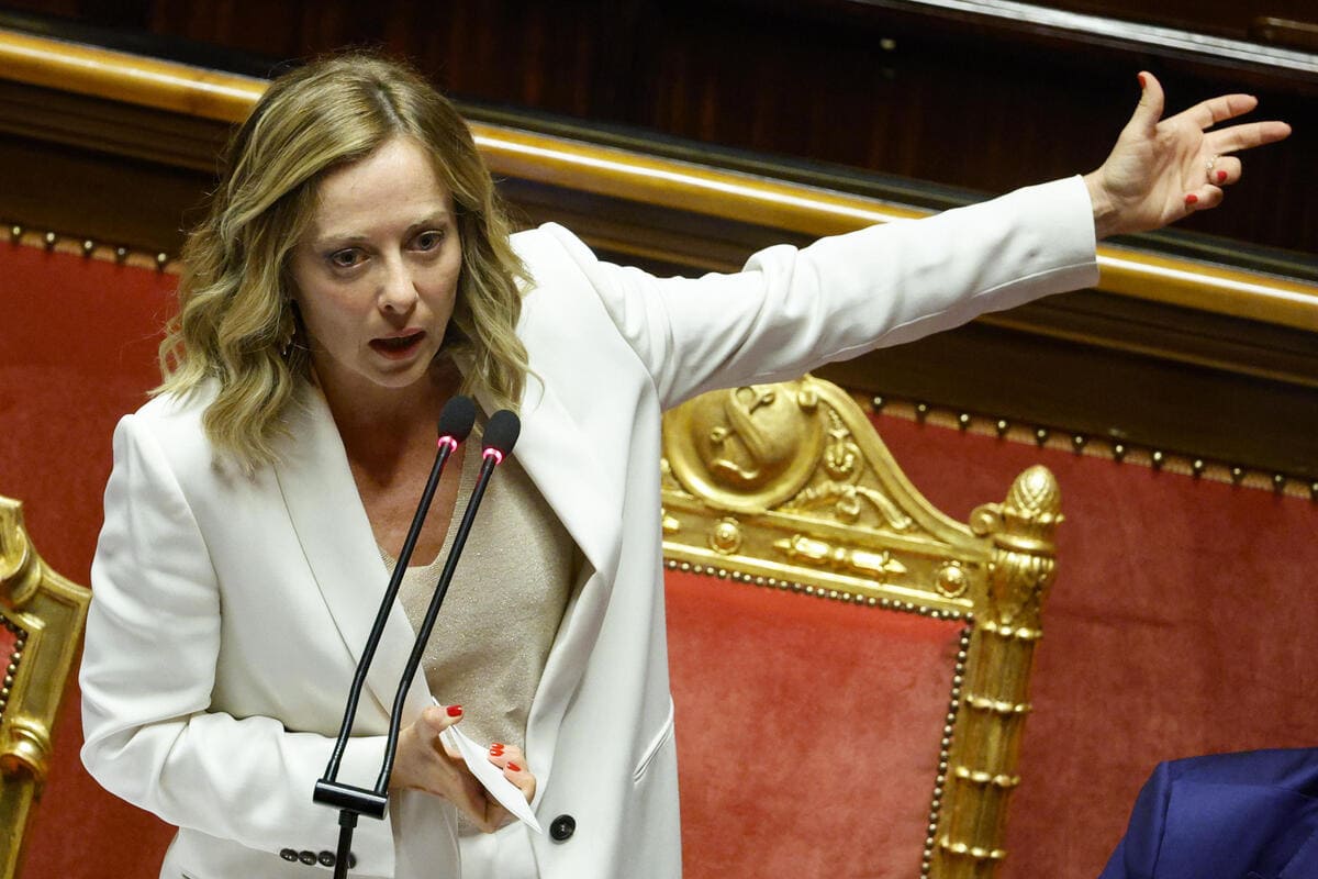 Giorgia Meloni, Senato, 26 giugno 2024 (Ansa)