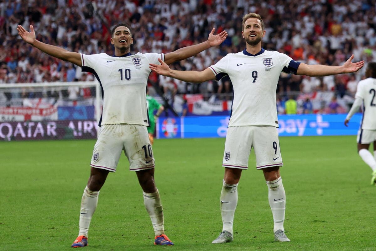 Bellingham Kane Inghilterra Euro 2024