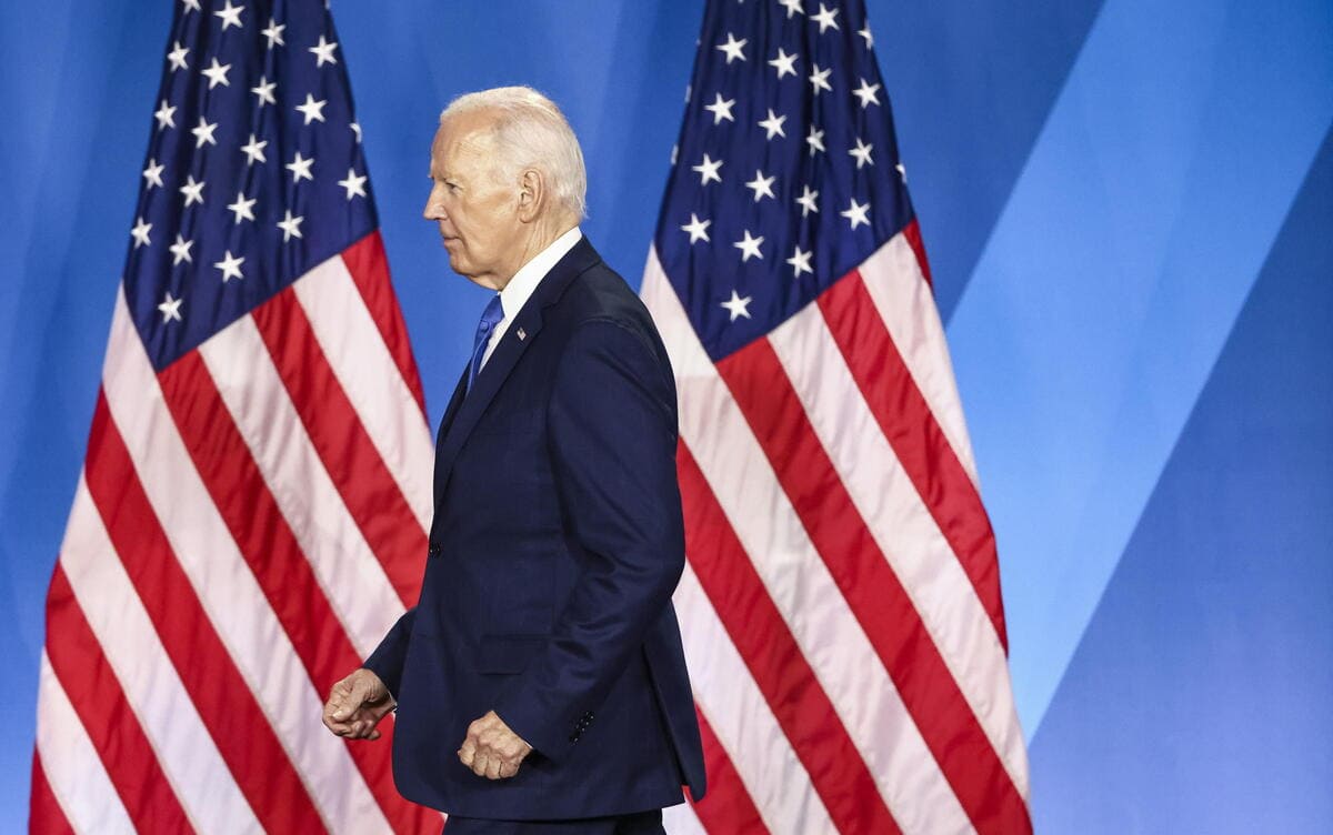 Il presidente degli Stati Uniti, Joe Biden, 10 luglio 2024