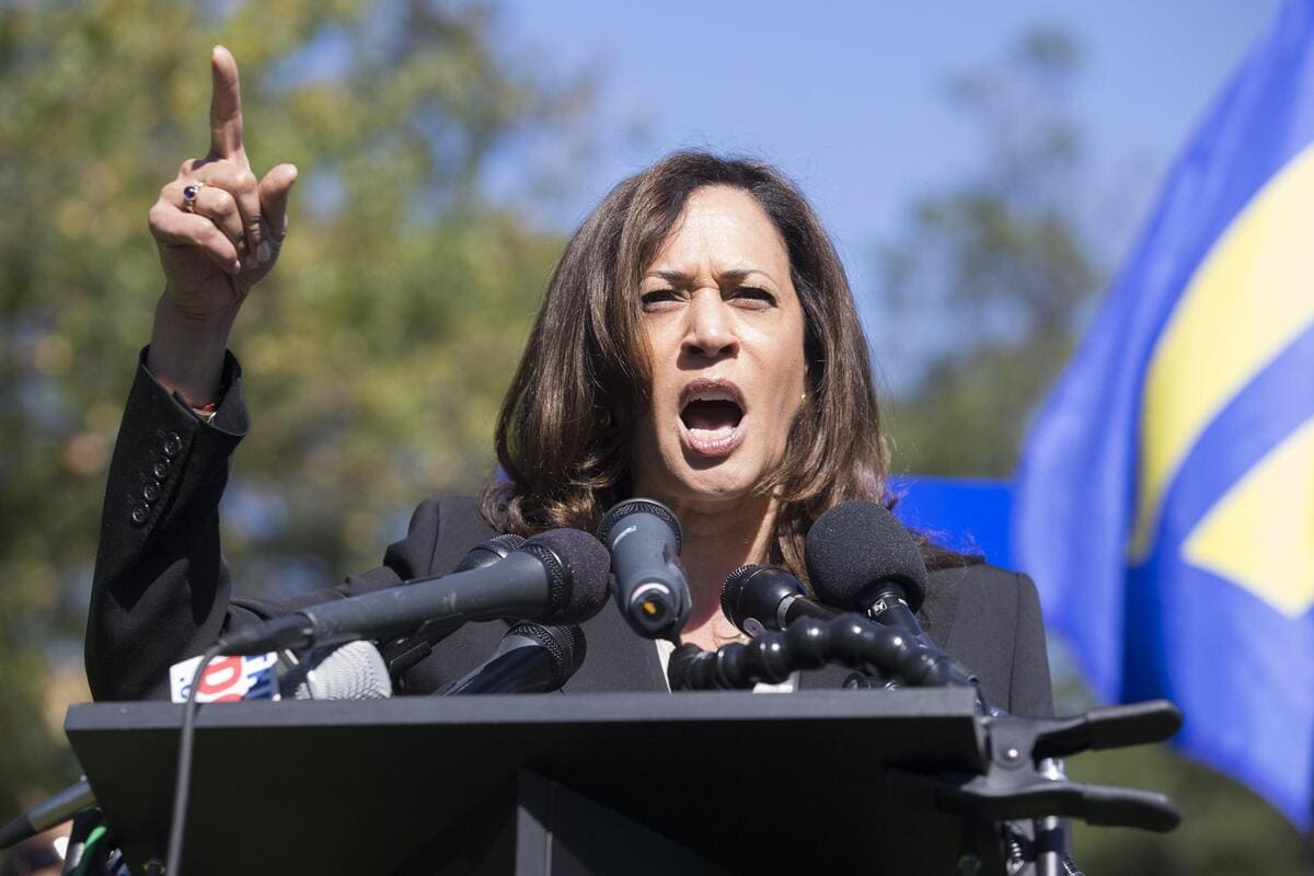 La vicepresidente degli Stati Uniti Kamala Harris (Ansa)