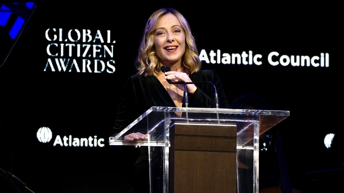 Giorgia Meloni al Global Citizen Award, New York, 24 settembre 2024 (foto Filippo Attili)