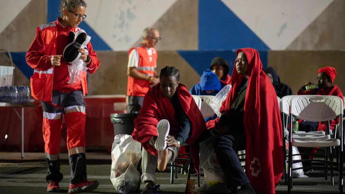 Migranti, isole Canarie, Spagna (Ansa)