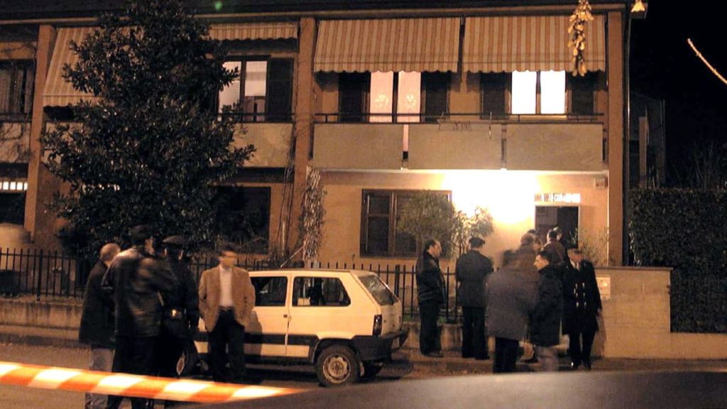 La villetta di Novi Ligure dove si consumò il massacro della famiglia De Nardo (Ansa)