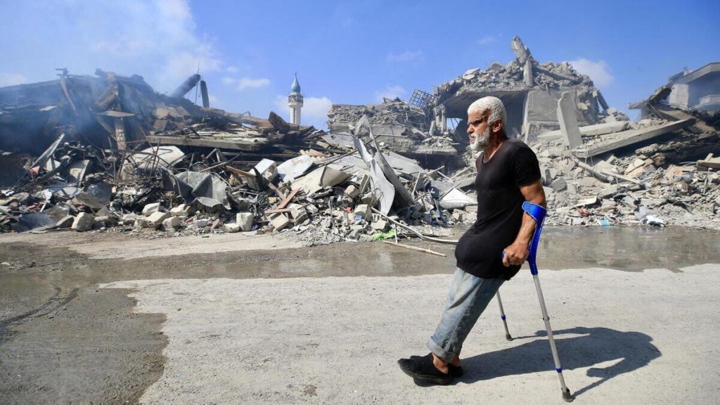 Nabatieh, Libano, 13 ottobre 2024 (Ansa)