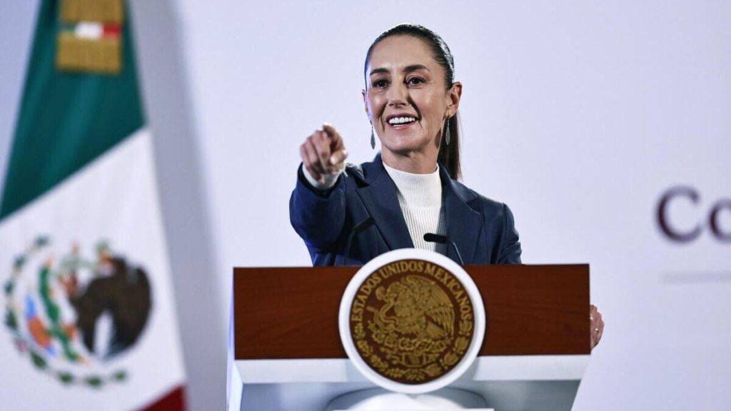 La presidente del Messico, Claudia Sheinbaum