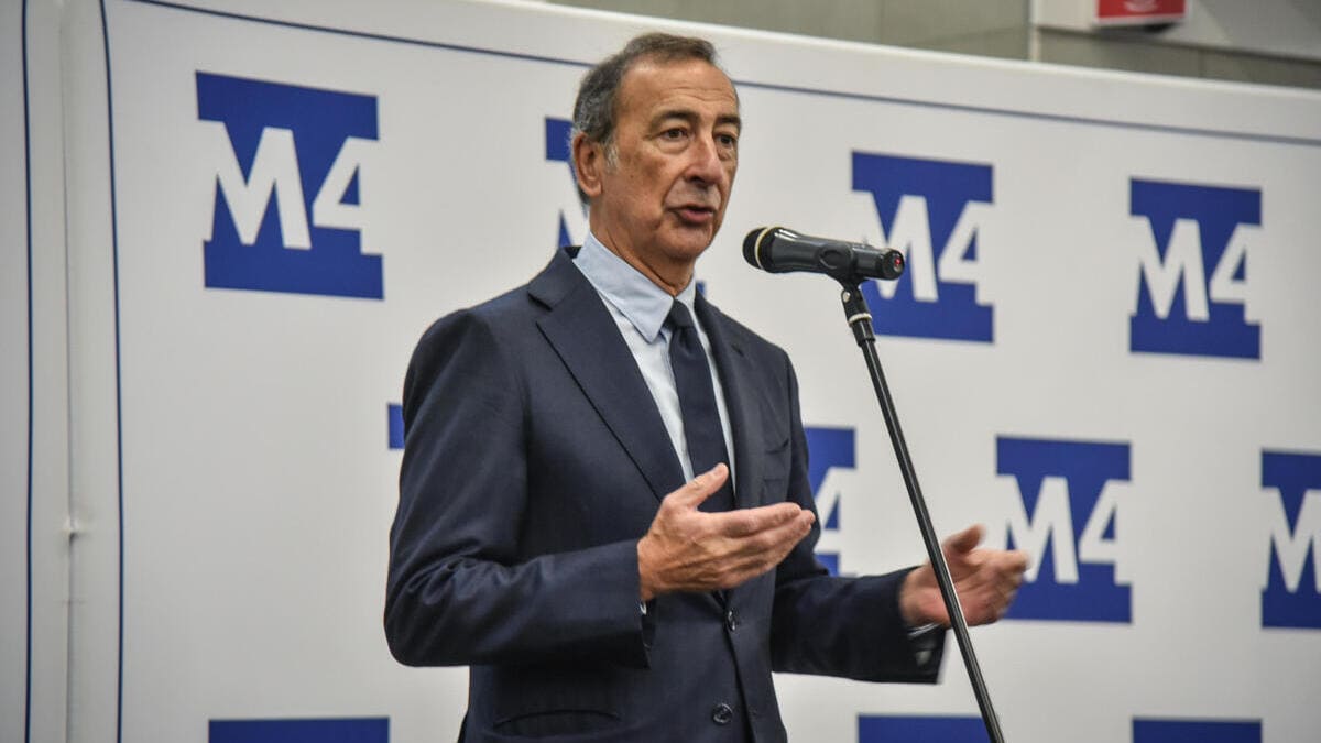 Il sindaco di Milano Beppe Sala, 12 ottobre 2024 (foto Ansa)