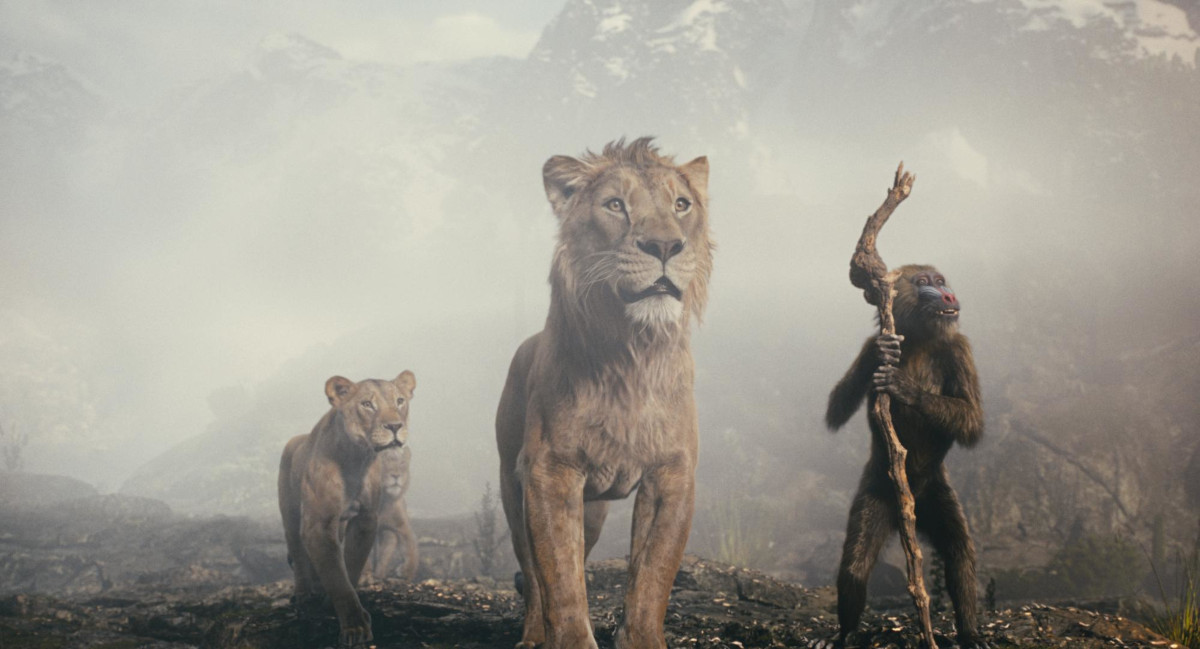 Fotogramma del film “Mufasa: Il re leone” di Barry Jenkins