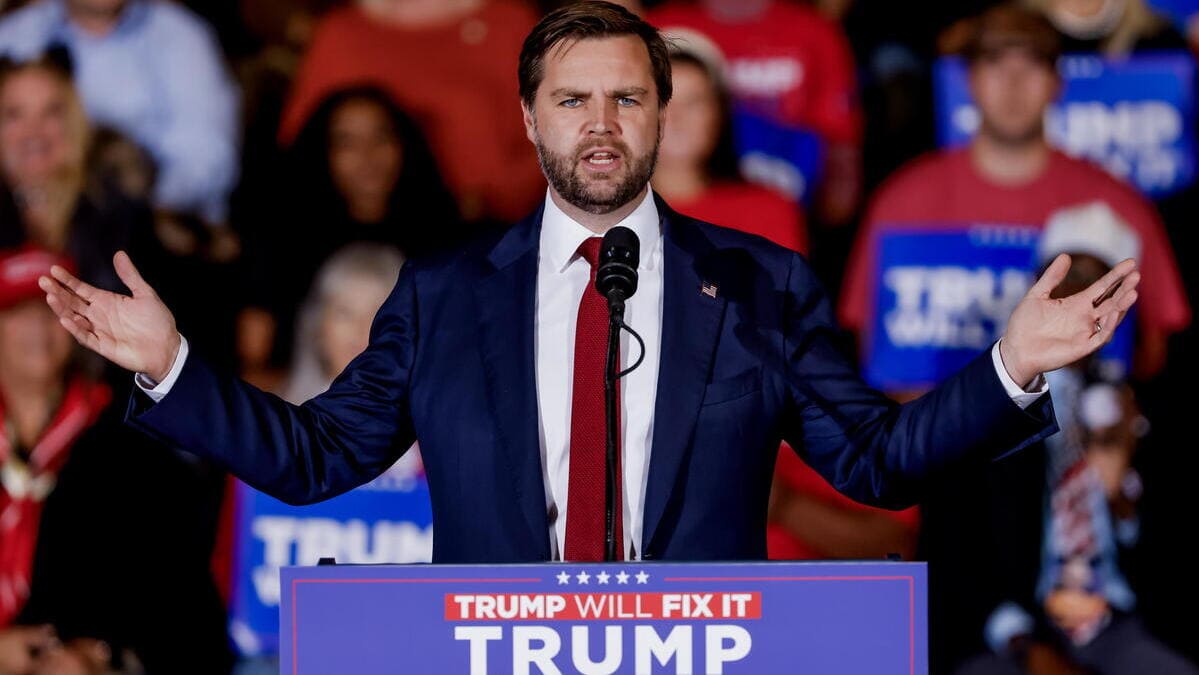 Il vicepresidente statunitense J.D. Vance (foto Ansa)
