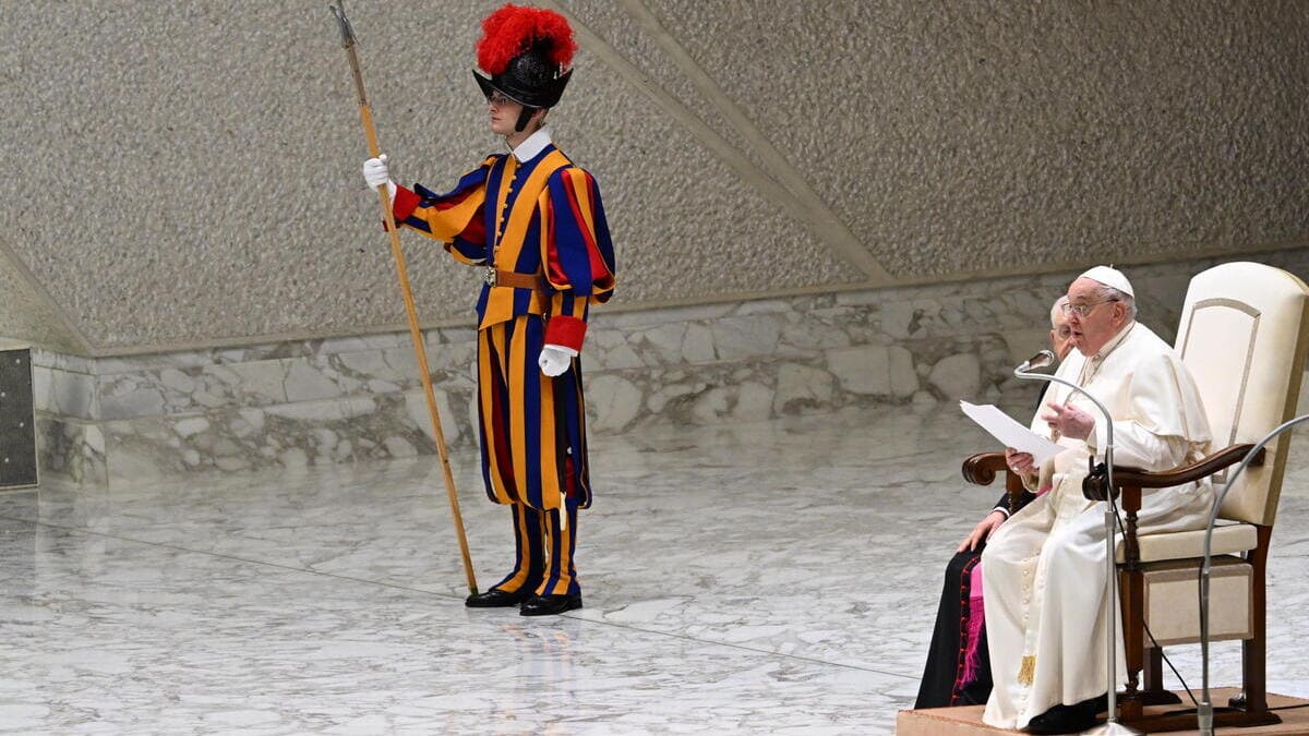 Papa Francesco aula Paolo VI